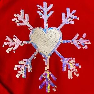 Cat & Jack Girls Long-Sleeved Sequined T-Shirt Size 10-12. Never Worn. 🙄